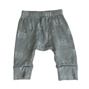 6-12m Snare Drum Kate Quinn Panda Pants Green Joggers Baby Infant Size 12 Month